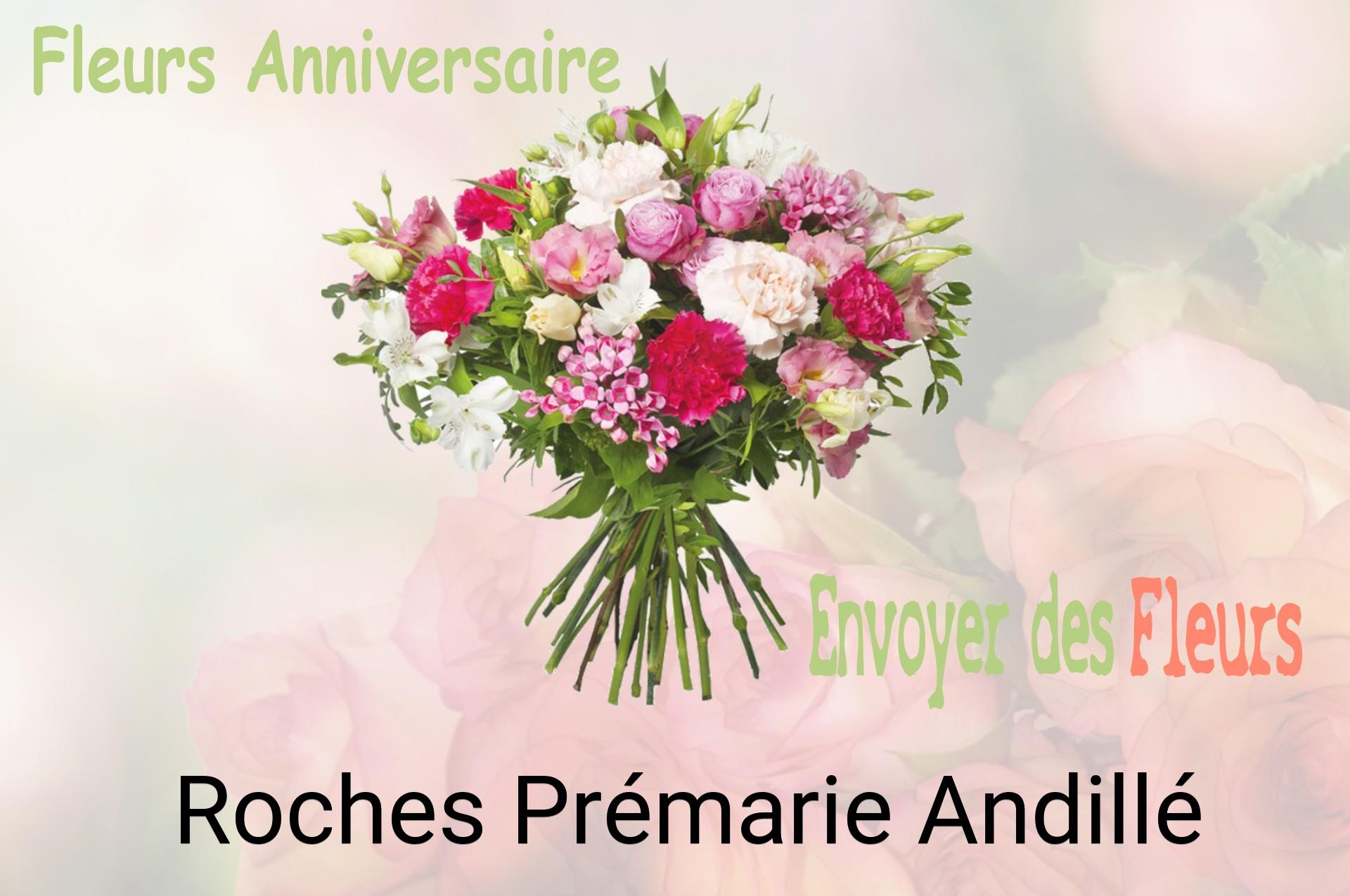 Bouquet de fleurs d’anniversaire livré à Roches-Prémarie-Andillé